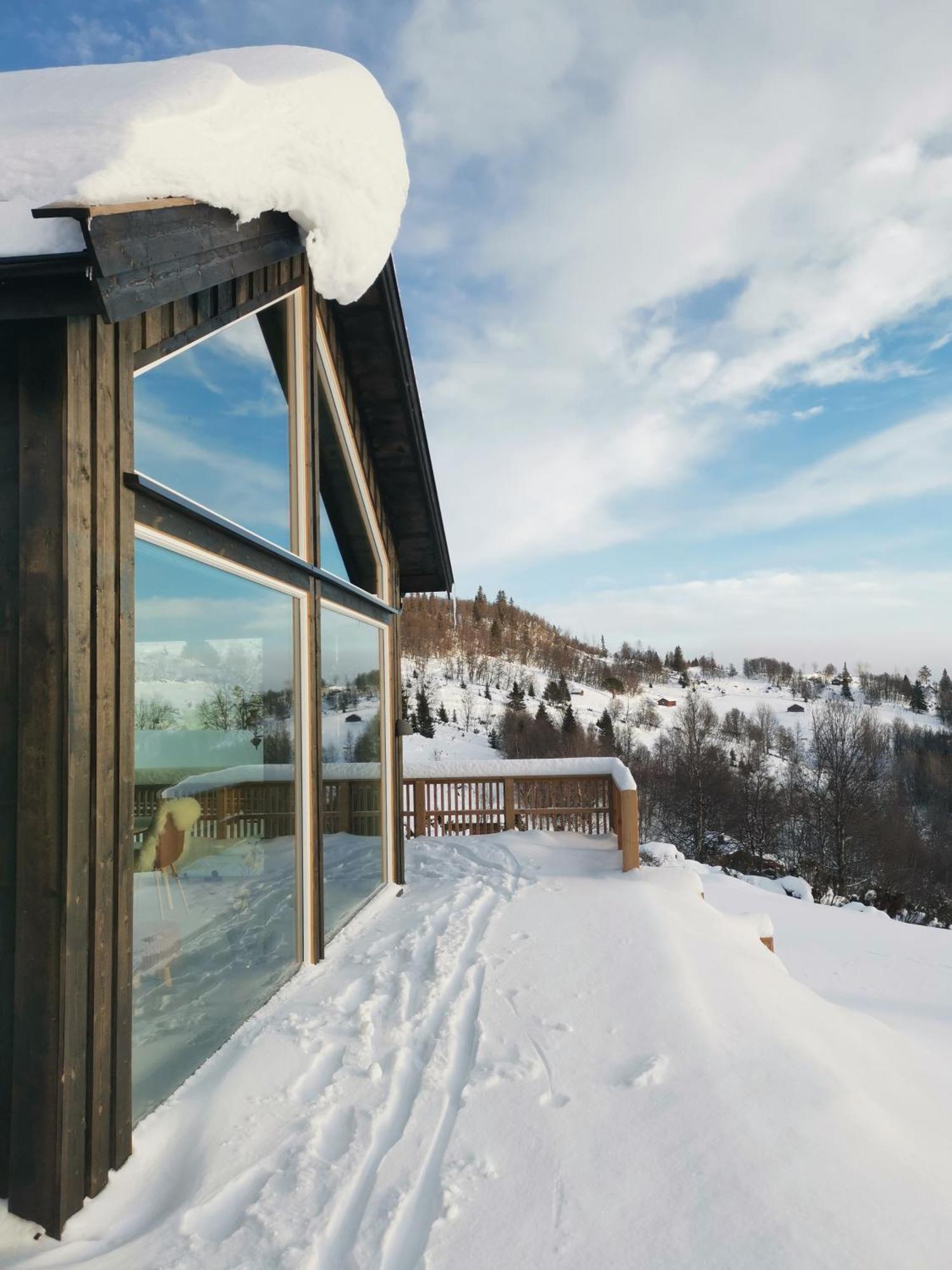 Na Er Vinteren Kommet Til Hallingdal Ål Buitenkant foto