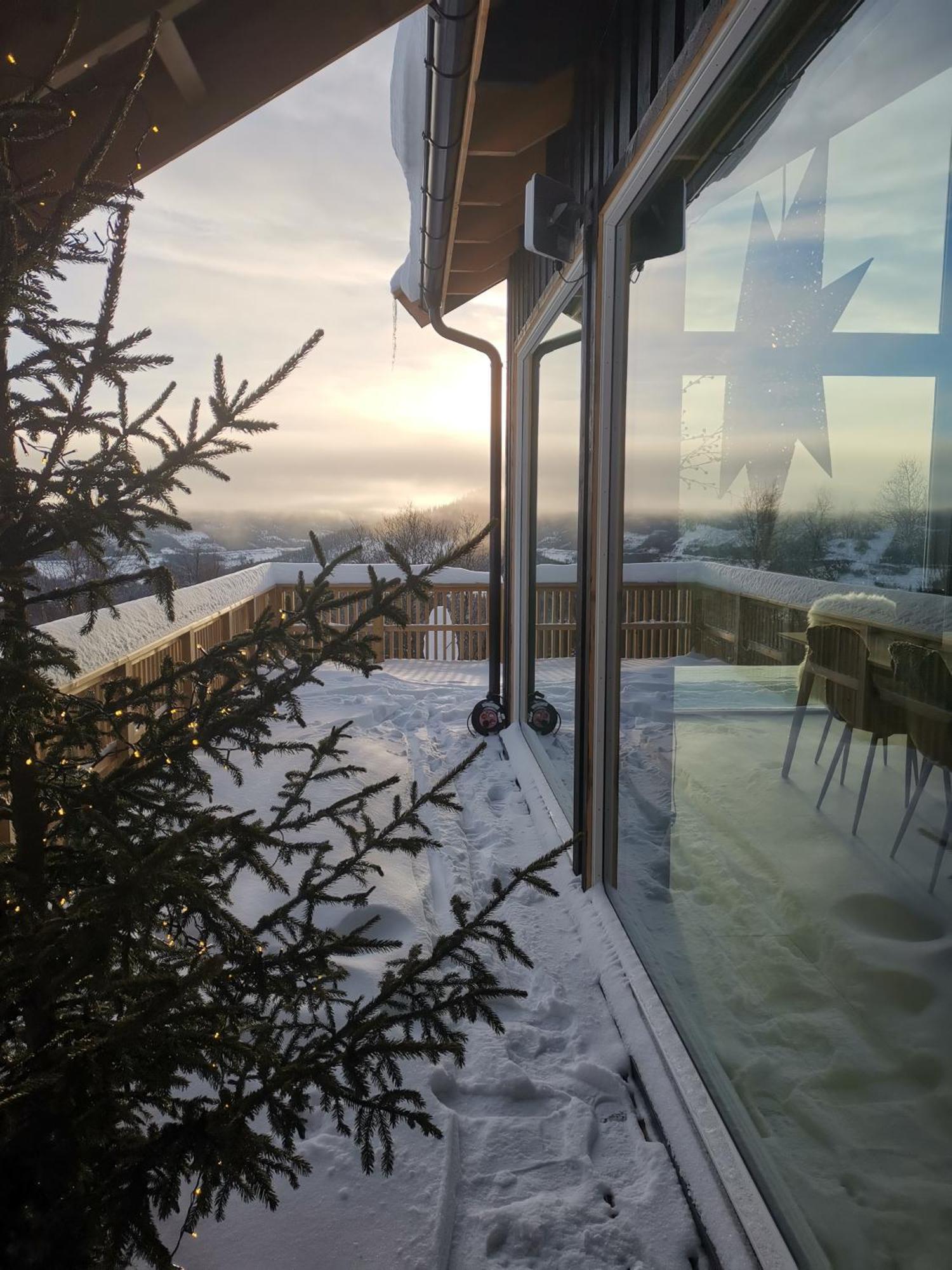 Na Er Vinteren Kommet Til Hallingdal Ål Buitenkant foto